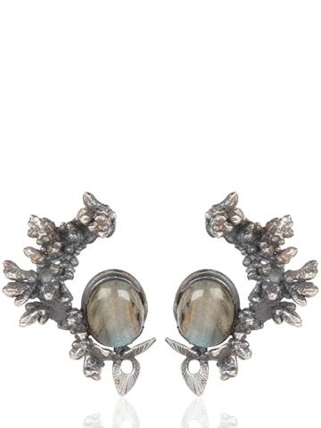 Yukie Deuxpoints Labradorite Earrings