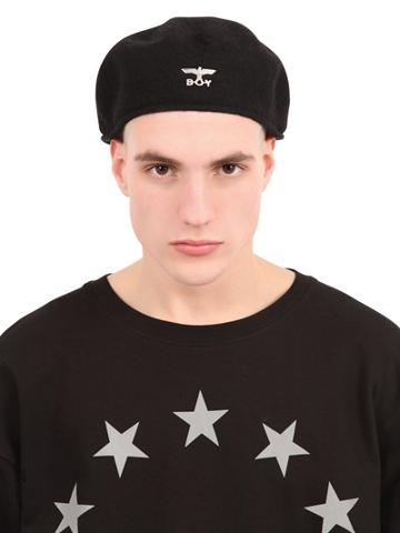 Boy London Wool Flat Cap
