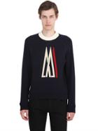 Moncler Ami Logo Patches On Cotton Blend Sweater