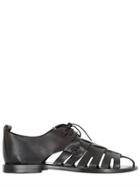 Pollini By Nicholas Kirkwood Laser-cut Leather Sandals