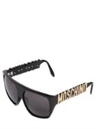 Moschino Moschino Lettering On Acetate Sunglasses
