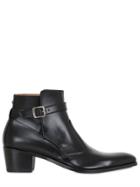 Simon Fournier 50mm Buckle Leather Ankle Boots