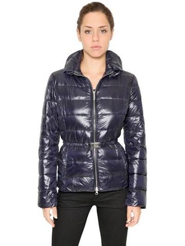 Armani Jeans - Short Hooded Nylon Puffer Jacket