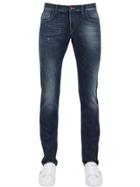 Dolce & Gabbana 18cm Gold Washed Denim Slim Fit Jeans