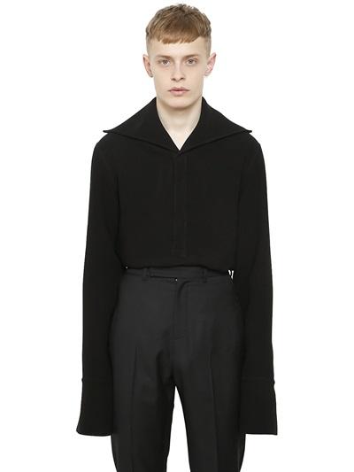 J.w.anderson Techno Blend Crepe Sailor Tunic