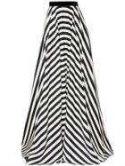 Daniele Carlotta Stripe Printed Viscose Skirt