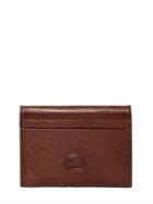 The Bridge Hand-painted Folding Leather Card Holder