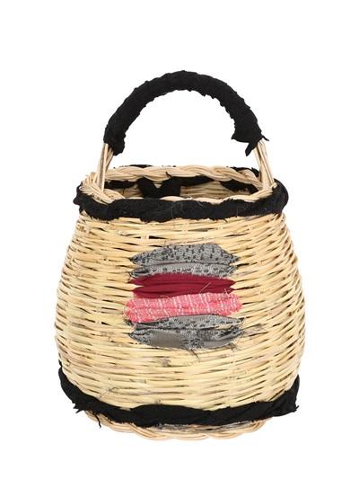 Antonio Marras+segno Italiano Medium Zafferano Hand-woven Straw Basket
