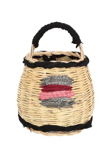Antonio Marras+segno Italiano Medium Zafferano Hand-woven Straw Basket