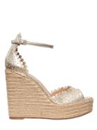 Tabitha Simmons 130mm Harp Perforated Metallic Leather