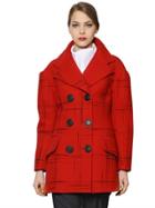 Vivienne Westwood Anglomania Printed Wool Flannel Coat