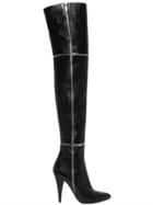 Saint Laurent 105mm Fetish Tumbled Leather Boots