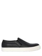 Alexander Mcqueen Laser-cut Skull Leather Slip-on Sneakers