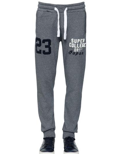 Superdry Slim Cotton Blend Jersey Jogging Pants