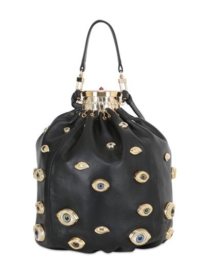 Ines Figaredo Charisma Nappa Leather Jewel Bag