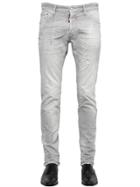 Dsquared2 16.5cm Cool Guy Grey Wash Stretch Jeans