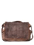 Giorgio Brato Reptile Effect Leather Messenger Bag