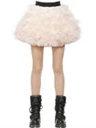 Faith Connexion Ruffled & Layered Tulle Mini Skirt