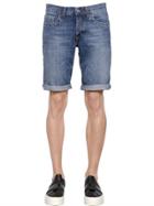 Dirk Bikkembergs Slim Fit Stretch Cotton Denim Shorts