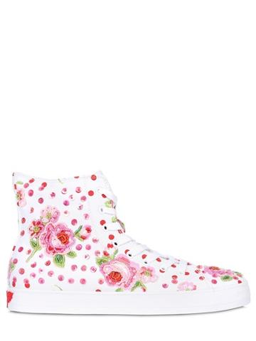 Lk Embellished Canvas Sneakers For Lvr