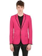 Saint Laurent Grain De Poudre Wool Jacket