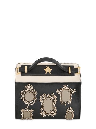 Giancarlo Petriglia Clary Mirror Embellished Leather Bag