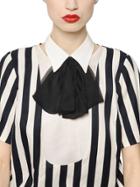 Daniele Carlotta Silk Crepe De Chine & Georgette Collar