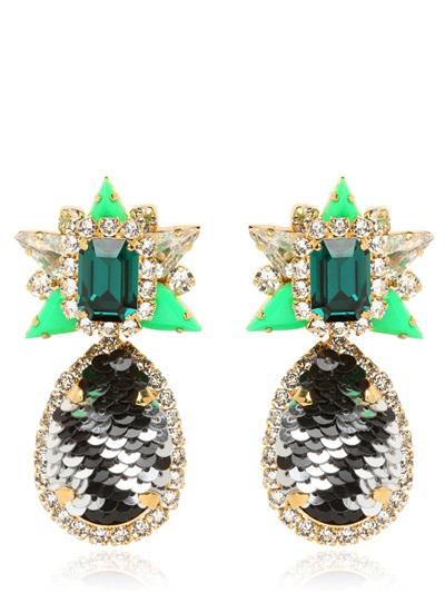 Shourouk Galaxy Sequins Earrings