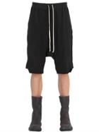 Rick Owens Wool & Cashmere Blend Shorts
