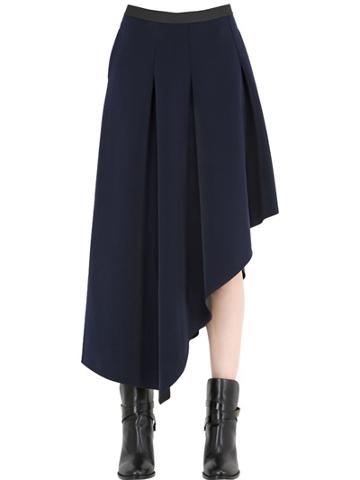 Esgivien Asymmetrical Light Neoprene Skirt