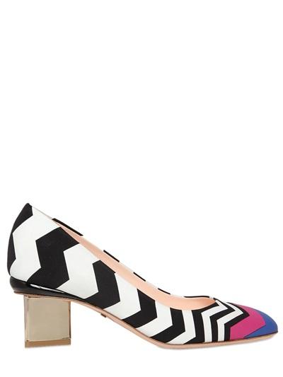 Nicholas Kirkwood 55mm Briona Prism Printed Leather Pumps