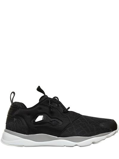 Reebok Furylite Faux Knit Textile Sneakers