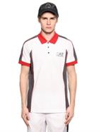 Ea7 Emporio Armani Cotton Piqu Tennis Polo Shirt