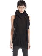 Demobaza Raw Wool Knit Scarf