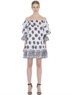 Cc By Camilla Cappelli Celeste Embroidered Cotton Dress