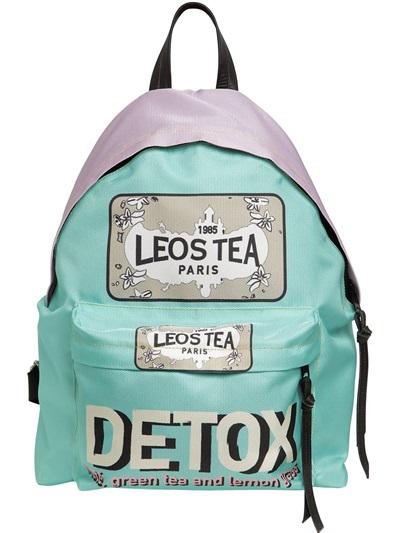 Leo Detox Printed Nylon Backpack