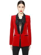 Daniele Carlotta Cotton Velvet Tuxedo Jacket