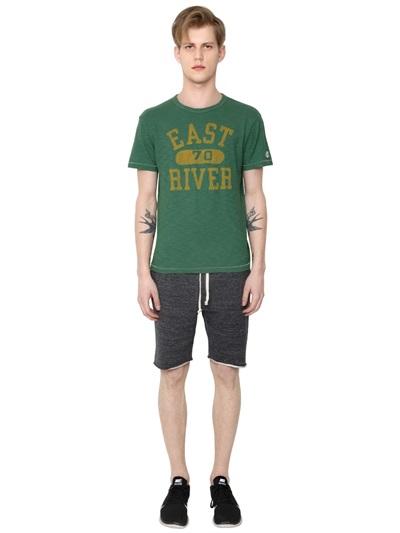 Todd Snyder For Champion Printed Cotton Jersey T-shirt