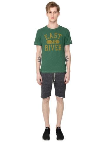 Todd Snyder For Champion Printed Cotton Jersey T-shirt