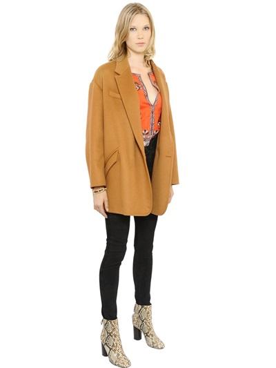 Isabel Marant Virgin Wool & Cashmere Coat
