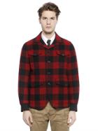 Dsquared2 Icon Check Wool Jacket