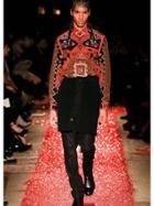 Givenchy Carpet Printed Silk Shirt With Red Trim