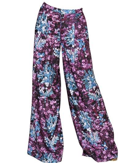 Mary Katrantzou - Floral Printed Palazzo Trousers