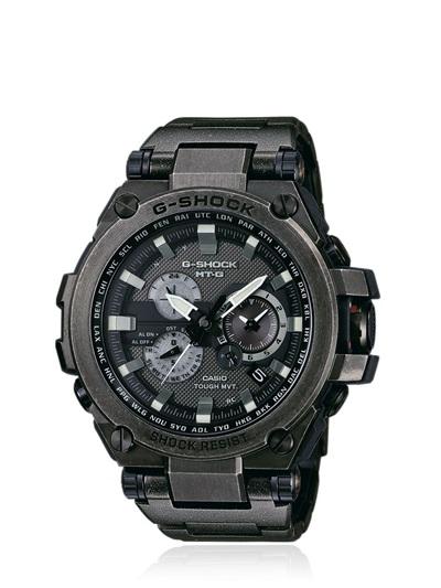 G-shock Limit. Ed Mtg Aged Steel Chrono Watch