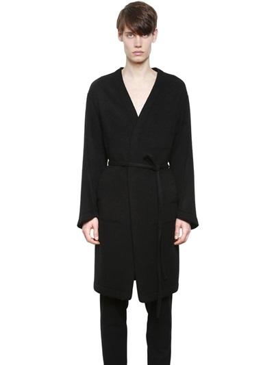 Damir Doma Wool & Mohair Blend Robe Style Coat