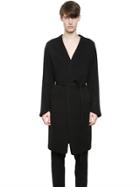 Damir Doma Wool & Mohair Blend Robe Style Coat