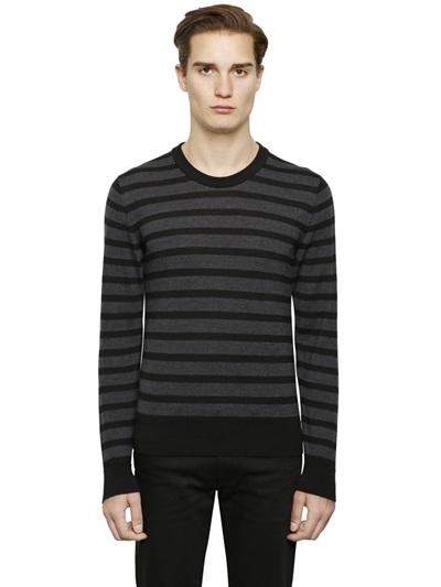Dolce & Gabbana Striped Wool Sweater