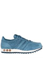 Adidas Originals By Italia Independent La Trainer Embossed Leather Sneakers