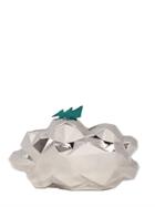 Benedetta Bruzziches Could Shaped Silver Plated Brass Clutch