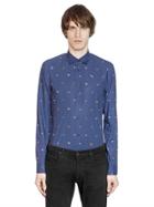 Kenzo Ufo Printed Cotton Poplin Shirt